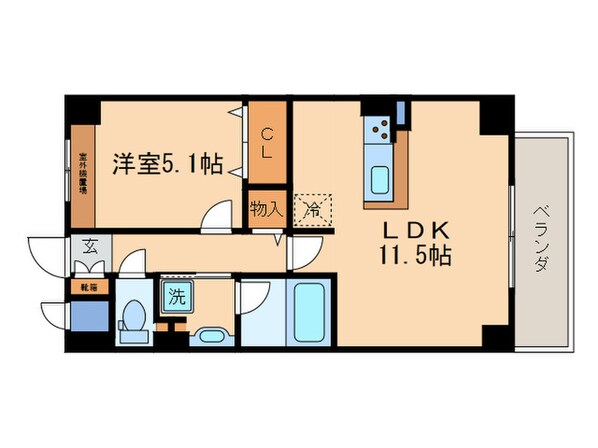 メゾン中沢の物件間取画像